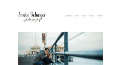 Desktop Screenshot of ameliebelanger.com